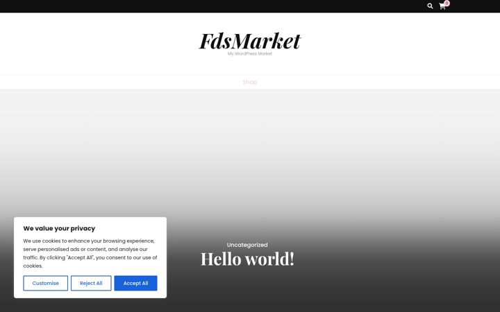Screenshot of fdsmarket.eu