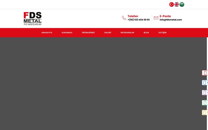 Screenshot of fdsmetal.com