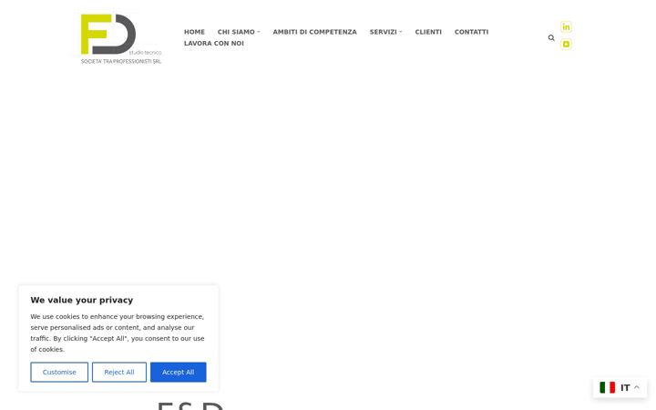 Screenshot of fdstudiotecnicostp.it
