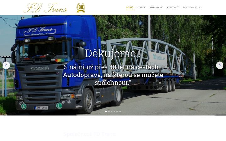 Screenshot of fdtrans.cz