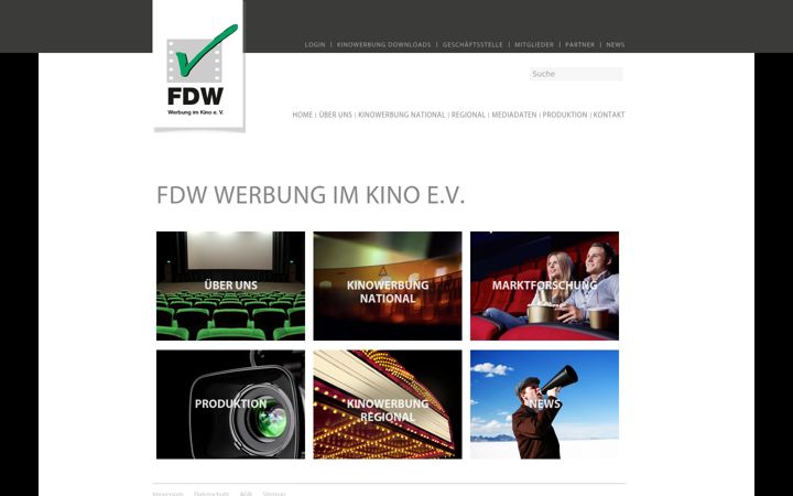Screenshot of fdw.de