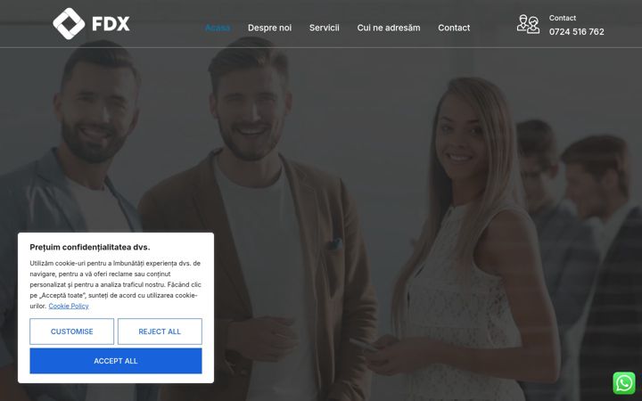 Screenshot of fdxagency.ro
