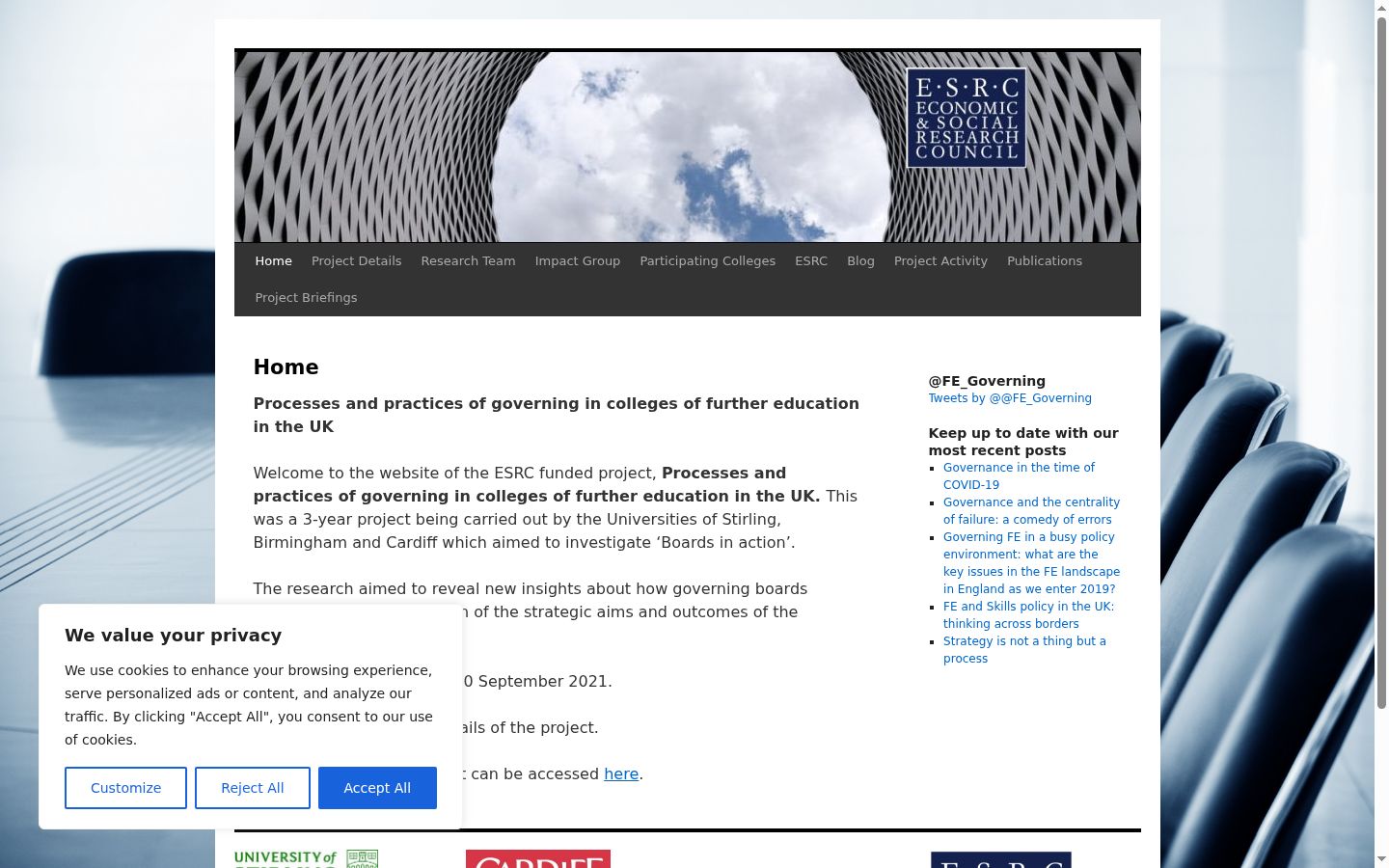 Screenshot tal-banner tal-kunsens muri qabel kwalunkwe interazzjoni