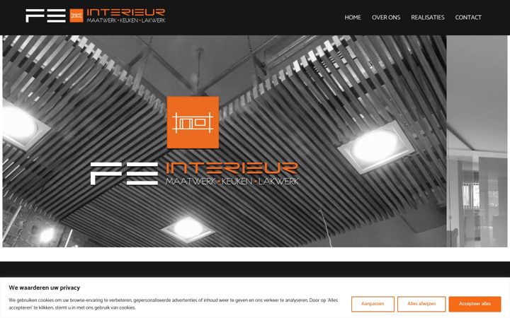 Snímek obrazovky fe-interieur.be