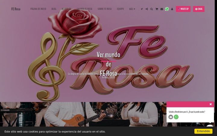 Screenshot of fe-rosa.com