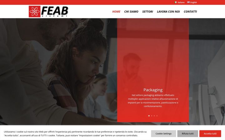 Screenshot του feab.it