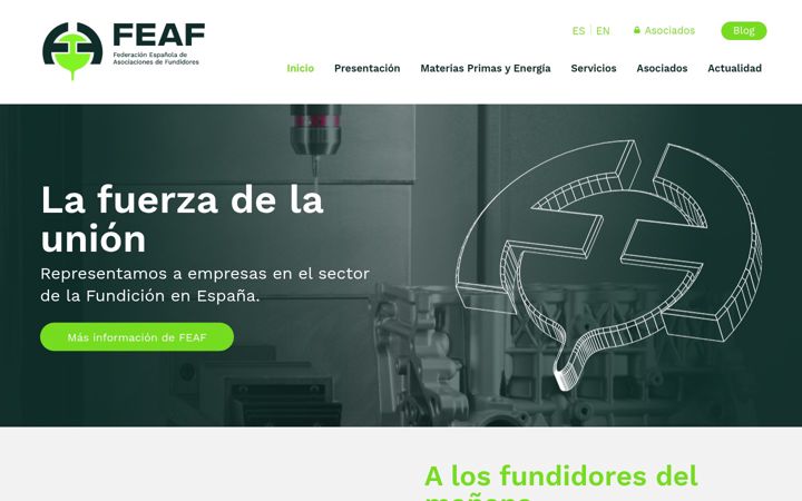 Screenshot of feaf.es