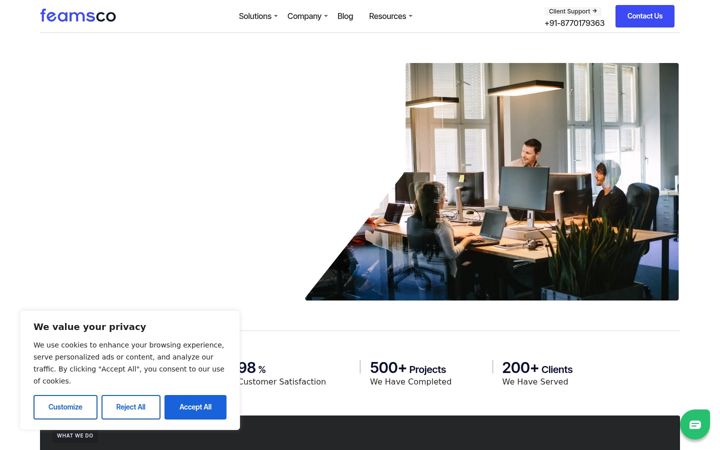Screenshot of feamsco.com
