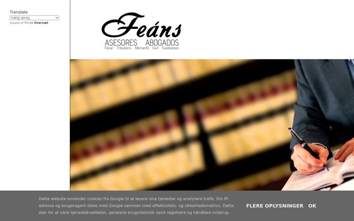 Screenshot of feans.net