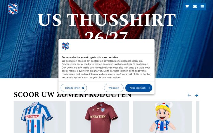 Screenshot of feanstoreonline.nl
