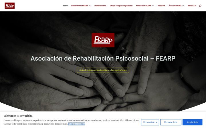 Screenshot of fearp.es