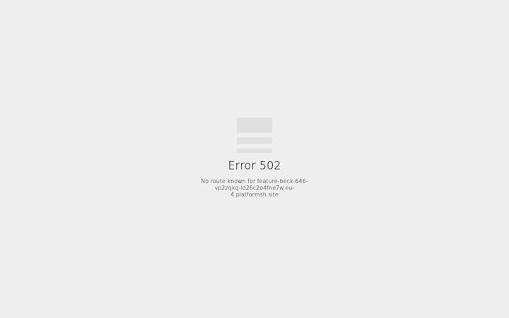Screenshot of feature-beck-646-vp2zqkq-ld26c2o4fne7w.eu-4.platformsh.site