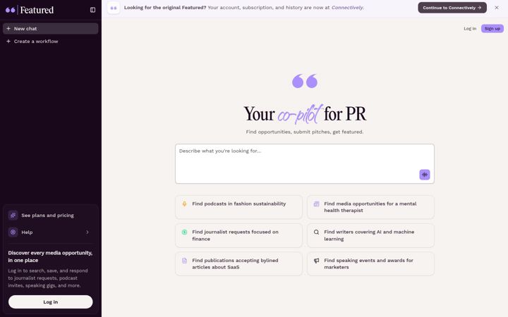 Screenshot of featured.com