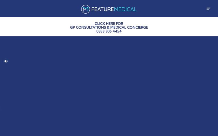 Screenshot of featuremedical.com