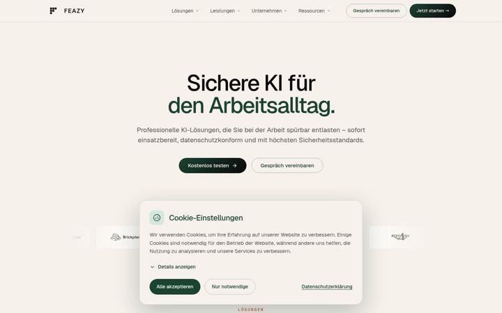 Screenshot of feazy.de