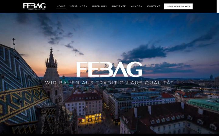 Screenshot of febag.at