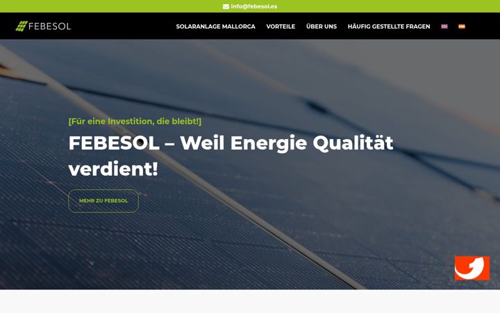 Skærmbillede af febesol.es