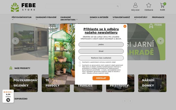 Screenshot of febestore.cz