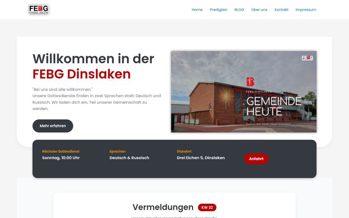 Screenshot of febg-dinslaken.de
