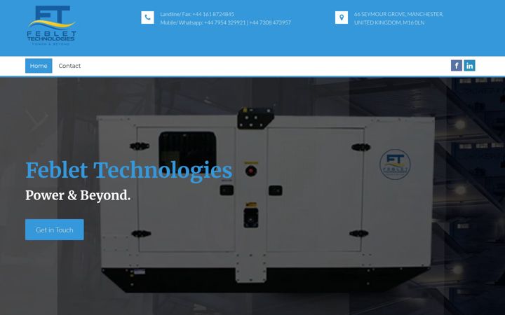 Screenshot of feblet.co.uk