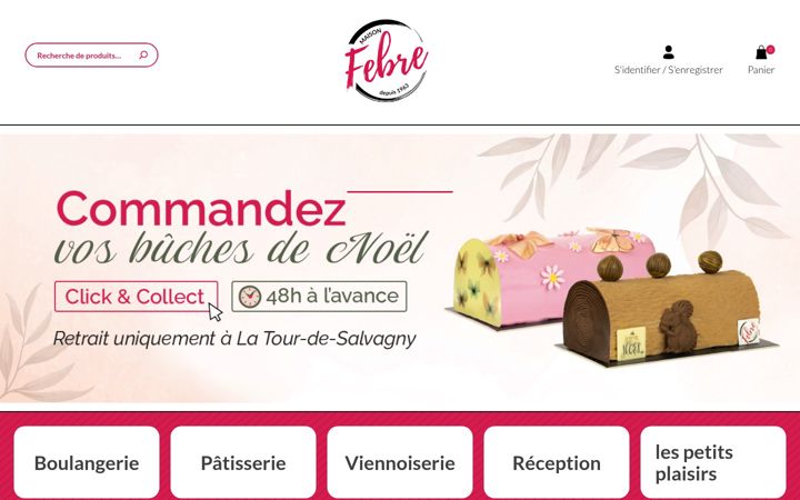 Screenshot of febre-shop.fr