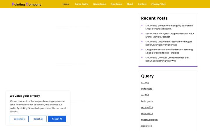Screenshot of februarycalendar2019.com