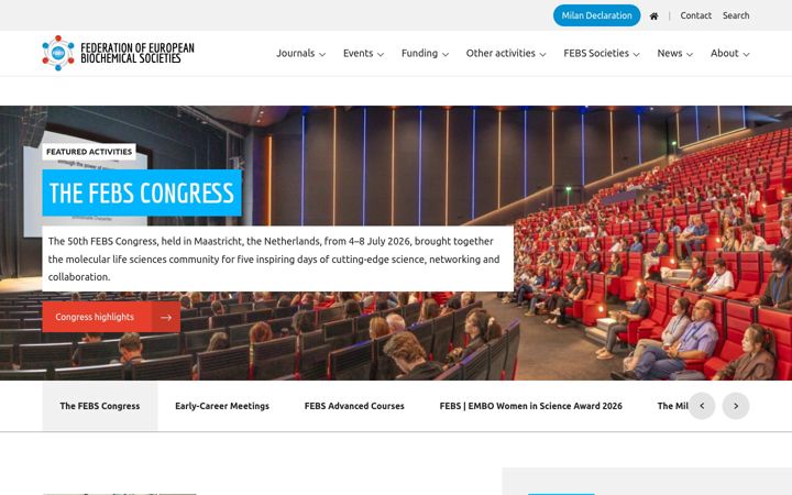 Screenshot of febs.org