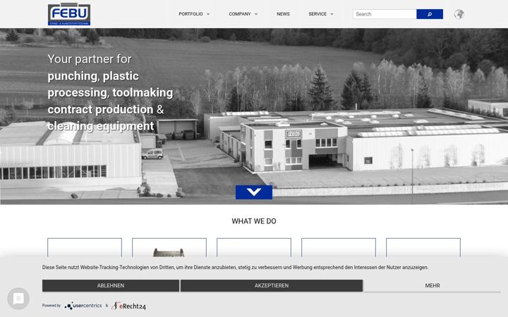 Screenshot of febu.de
