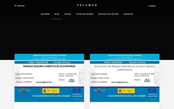 Screenshot of fecamur.es