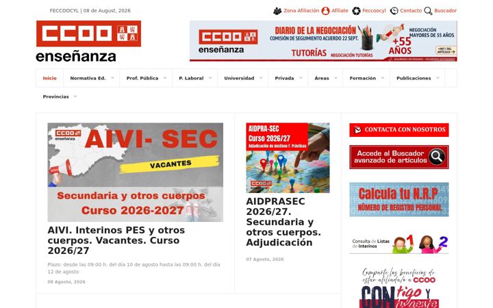 Screenshot of feccoocyl.es