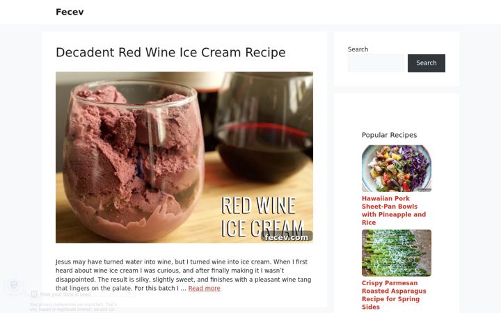 Screenshot of fecev.com