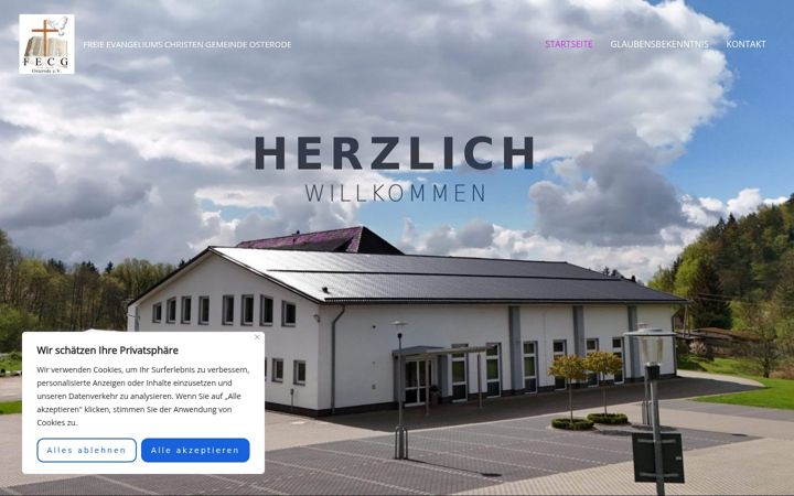 Screenshot of fecg-osterode.de