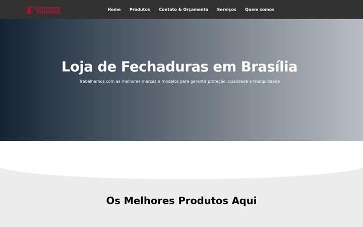 Screenshot of fechadurasfernandes.com.br