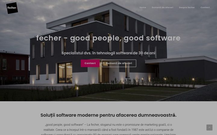 Screenshot of fecher.ro