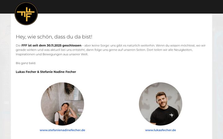 Screenshot of fechersfitnessfactory.de