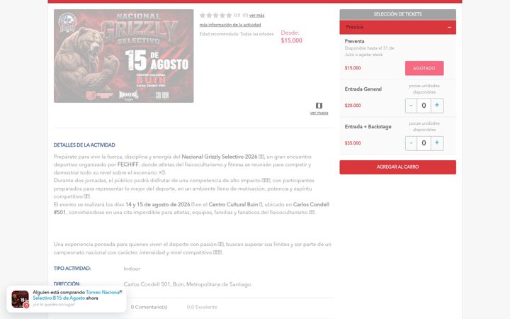 Screenshot of fechiff.cl