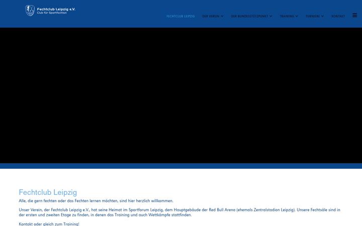Screenshot of fechtclub-leipzig.de
