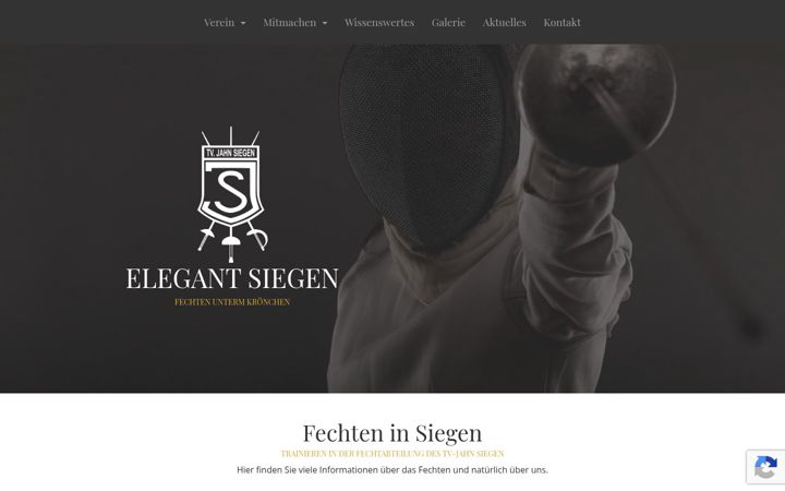 Screenshot ta' fechten-in-siegen.de