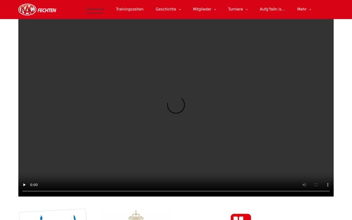 Screenshot of fechten.at