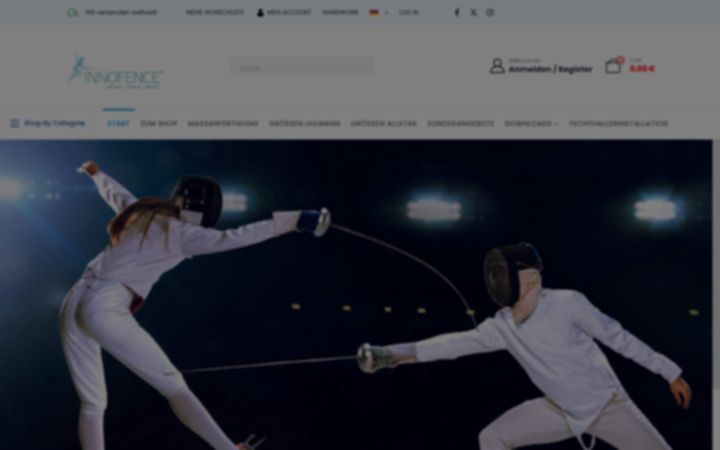 Screenshot of fechtsport-kindermann.de