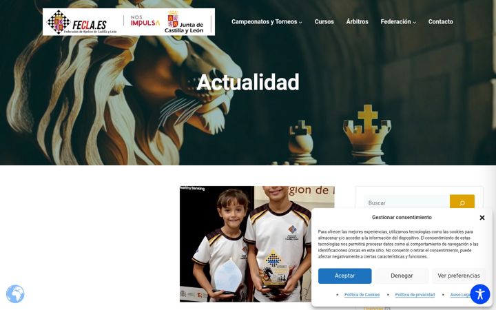 Screenshot of fecla.es