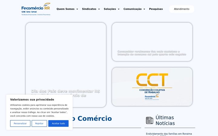 Zrzut ekranu fecomerciorr.com.br
