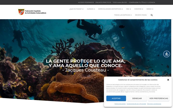 Screenshot of fedas.es