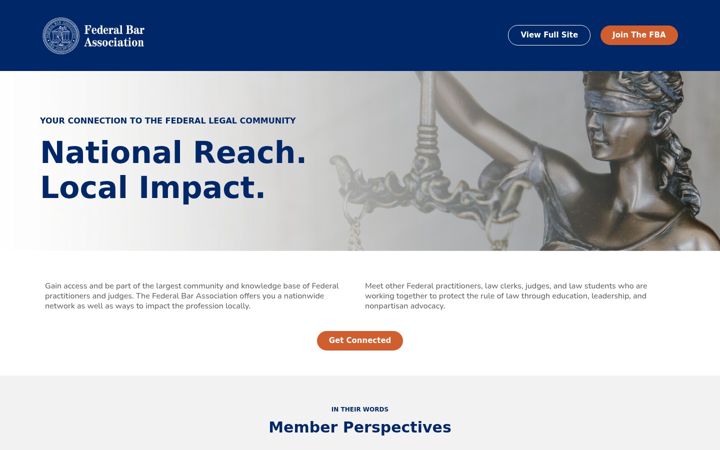 Screenshot of fedbar.org