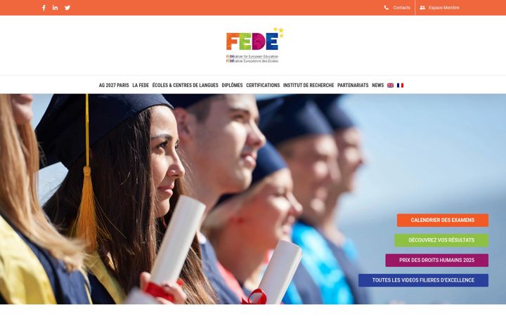 Screenshot of fede.education