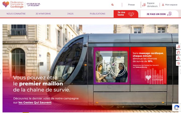 Screenshot of fedecardio.org