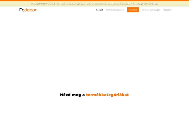 Screenshot of fedecorhungaria.hu