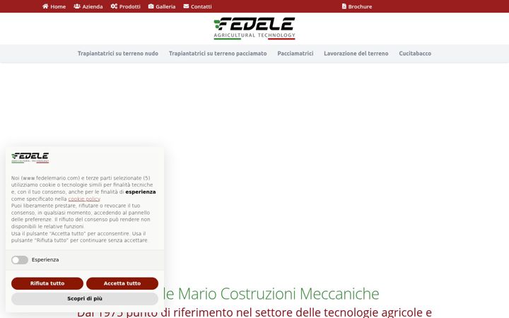Screenshot of fedelemario.com
