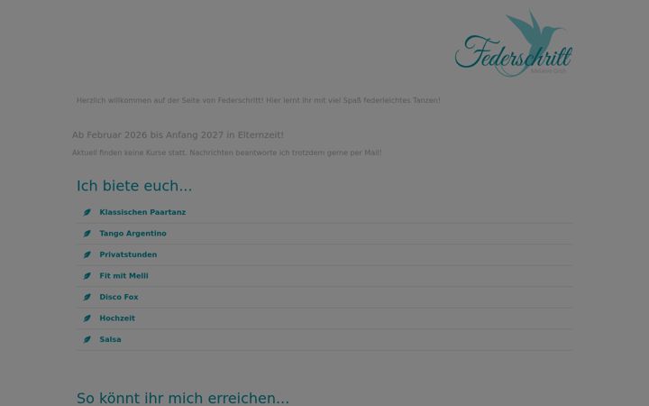 Screenshot of feder-schritt.de