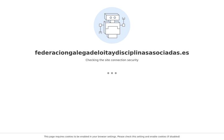 Screenshot of federaciongalegadeloitaydisciplinasasociadas.es